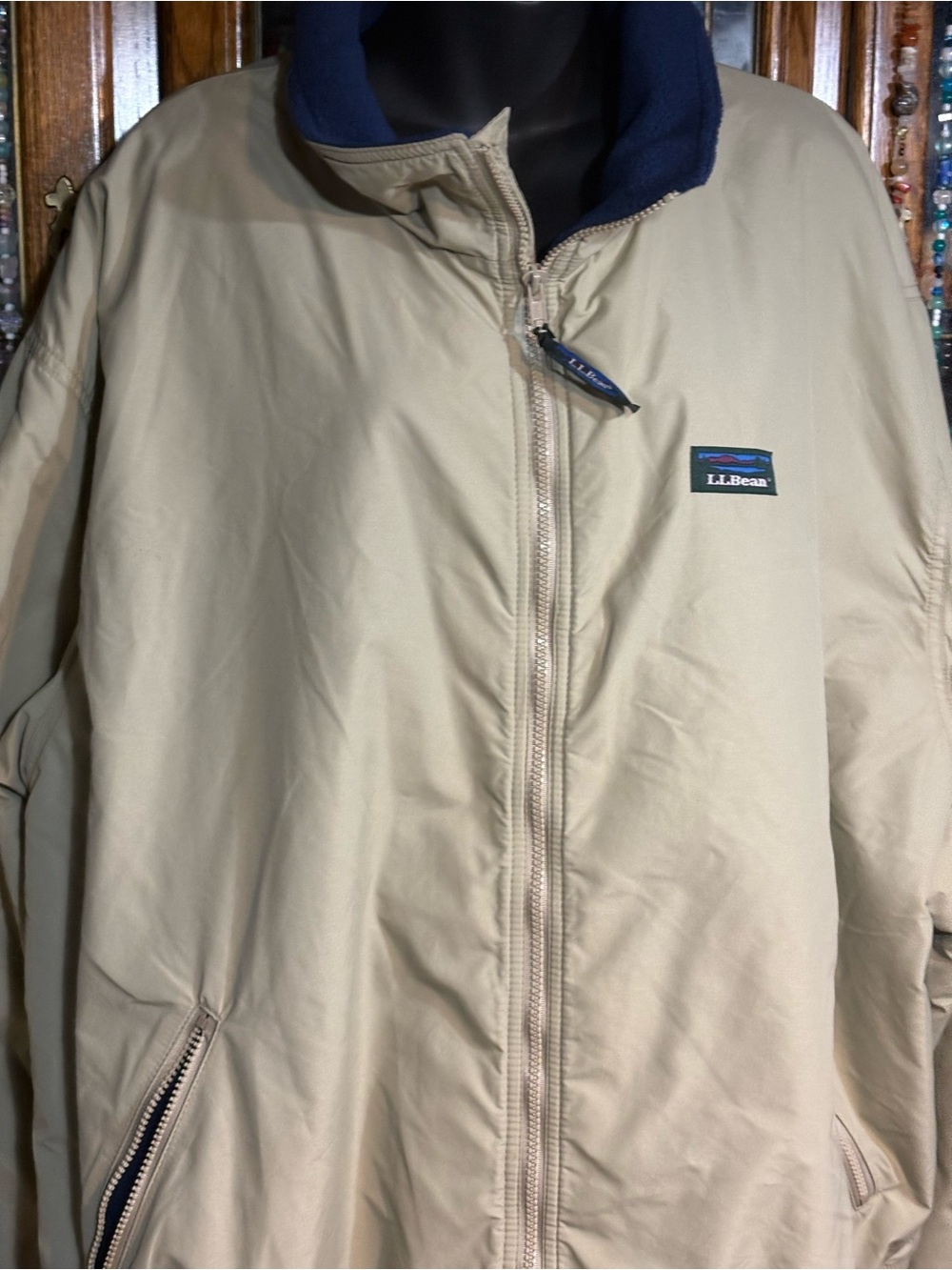 L.L. Bean Vintage fleece insulated Jacket big & tall 4x - Picture 2 of 12